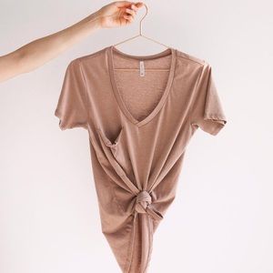 Z supply tan brown pocket shirt in cafe latte